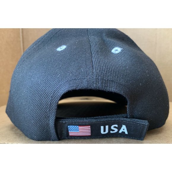 Mens USA Adjustable Baseball Sam’s Cap Hat Bald Eagle American Flag Patriot - Picture 3 of 6